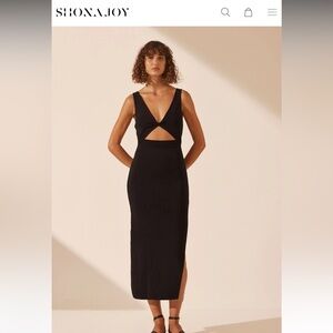 Black Midi Dress from Shona Joy